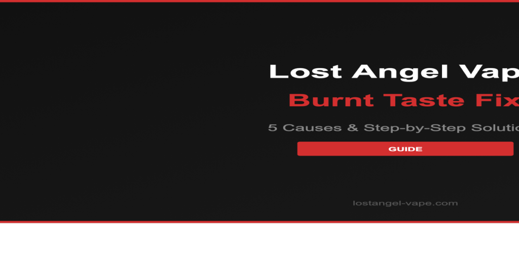 Lost Angel Vape Burnt Taste Fix Guide